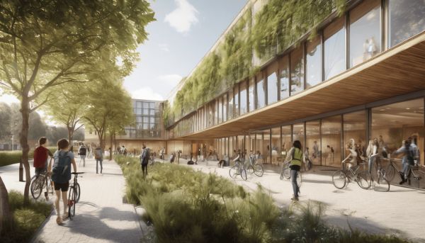 Créer un campus durable : Stellantis green campus à Poissy